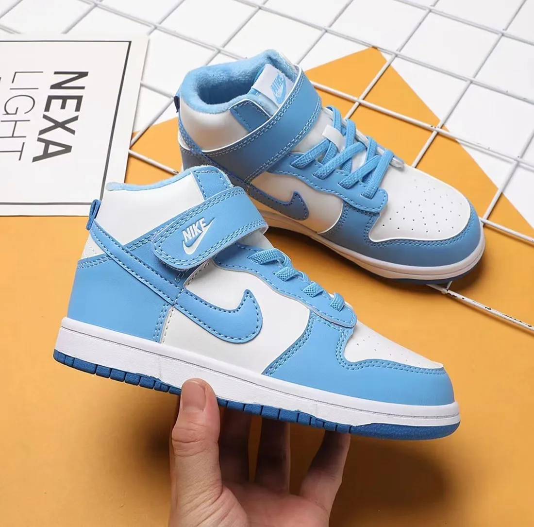 Nike Dunk High Kids azul-bebê