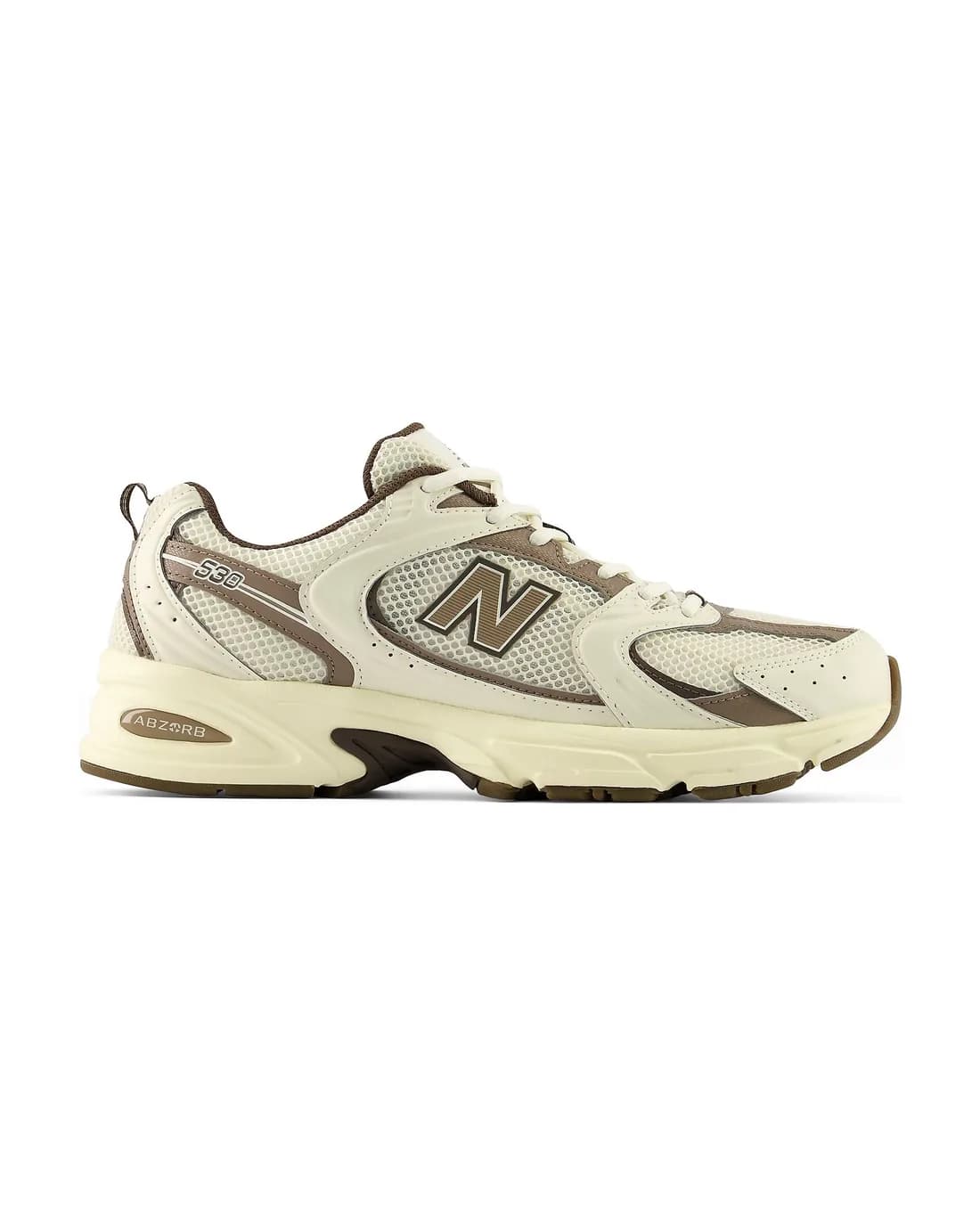 New Balance 530 creme e marrom